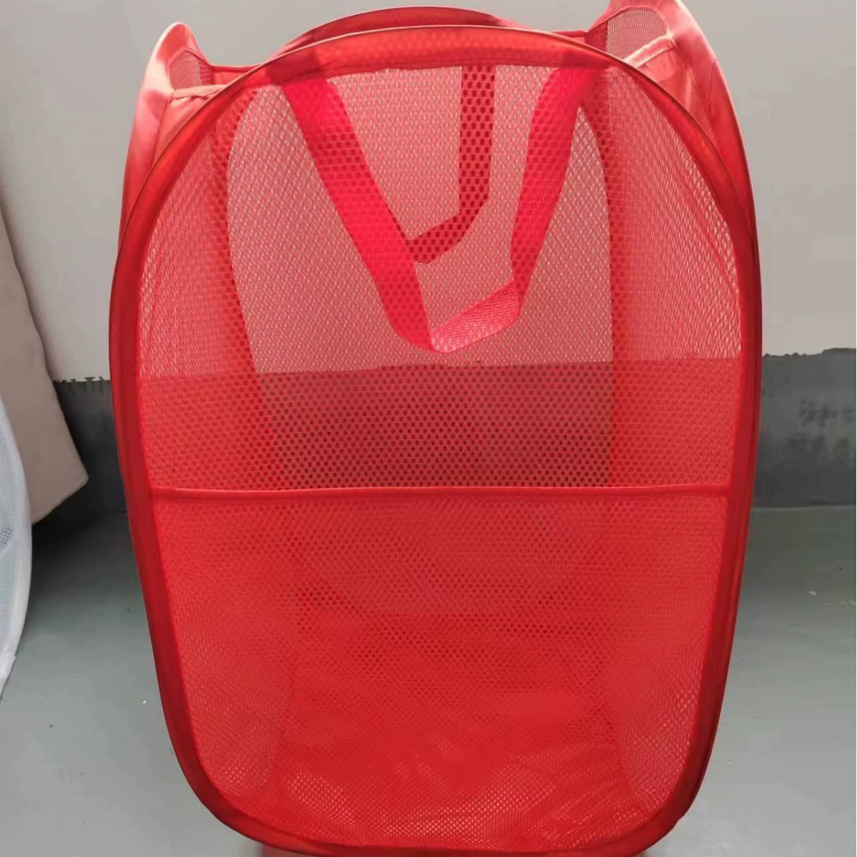 Складная портативная корзина для стирки и хранение – 36x36x58 см, вес 0.3 кг, разнообразные цвета