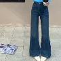 显瘦新款秋季弹力喇叭裤