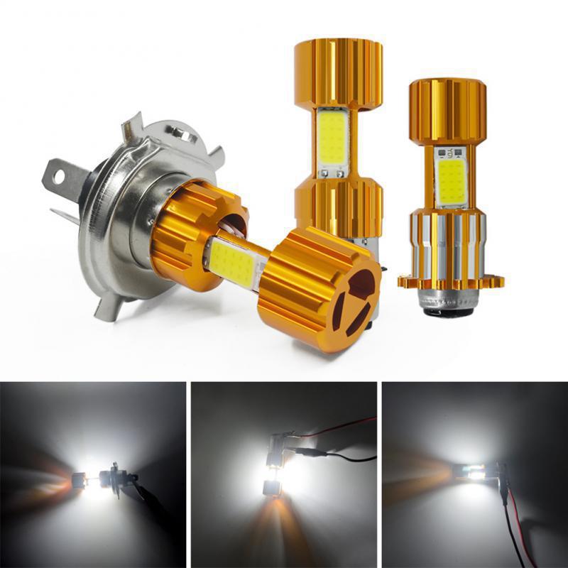 5W motocicleta LED H6 tres lados luz COB delantero BA20D LED niebla
