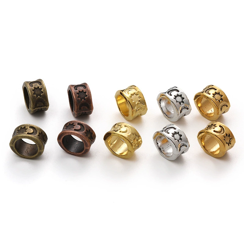 Оптовая продажа DIY ретро-аксессуаров для украшений из цинкового сплава: разделительные бусины, бусины с отверстиями, подвески, популярные товары для трансграничной торговли A800753
