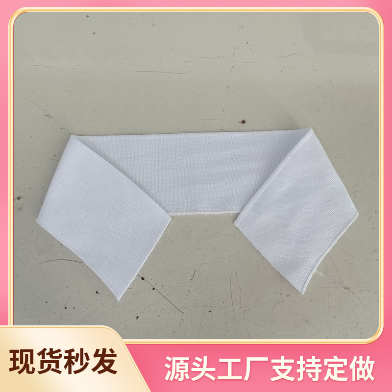 Summer School Uniform Collar, Polyester-Spandex T-Shirt Polo Shirt, Elastic Collar and Cuffs, Ribbed Tricot Accessories for School Uniforms