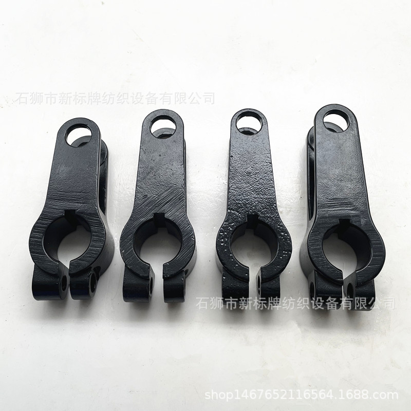现货供应织带机配件电脑提花机黑色钢扣连杆连接杆