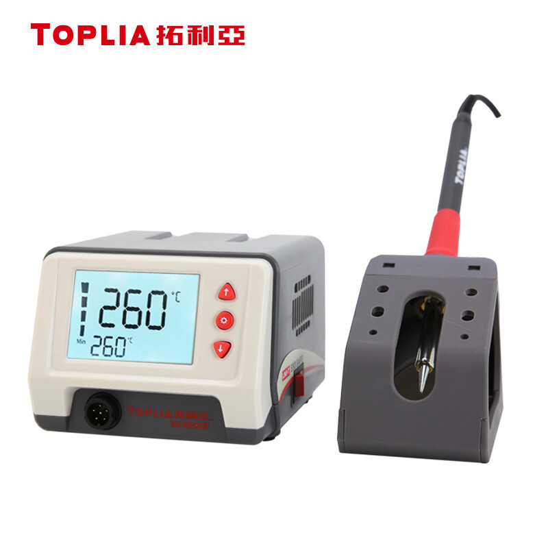 拓利亚（TOPLIA）EH969 智能数显温控焊台60W 恒温电焊台 电烙铁