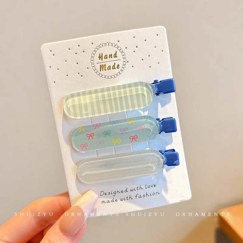 Estrellas de dopamina de verano al mar coreano atmósfera de nicho diseño universal lindos tocadillos de cabello