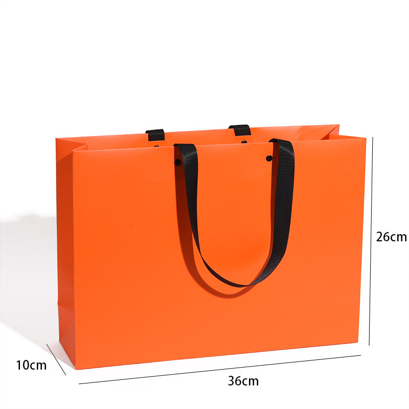 Nueva bolsa de regalo de tarjeta blanca de alta gama, bolsa de lujo ligera, bolsa de mano, logotipo, bolsa de compras de alta calidad, tienda de ropa de mujer image 7