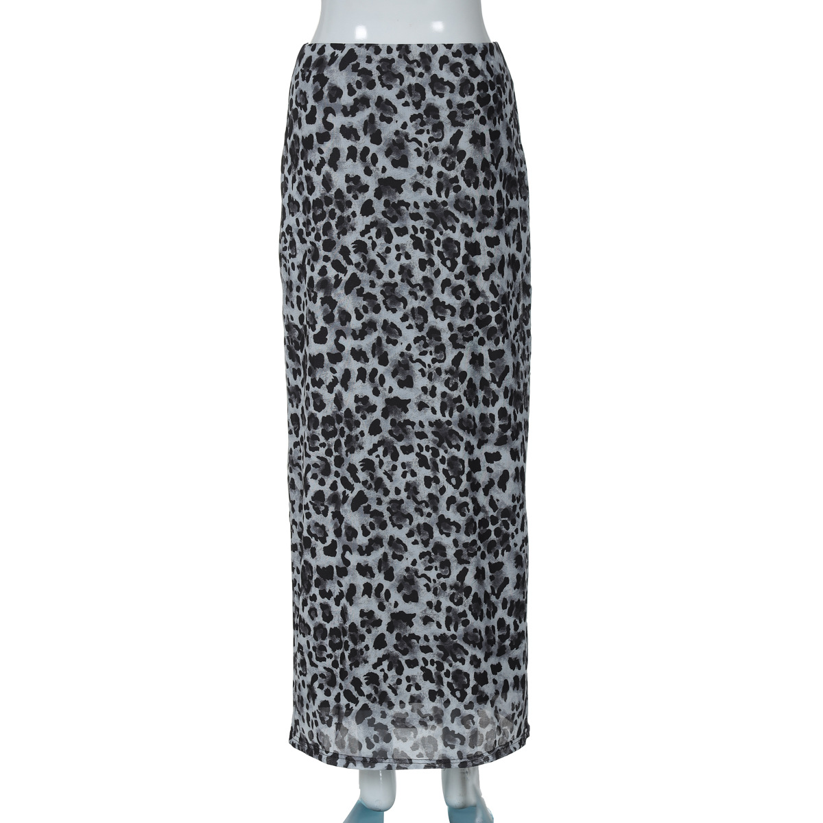 236g Weight Skirt Dresses Type Spandex, Polyester Fabric Type Mid Waist Waist Line Holiday Occasion Slim Fit Type Leopard Pattern Summer Season Streetwear Style Printing Craft Summer Streetwear Leopard Spandex Polyester Knee-Length Skirts 8