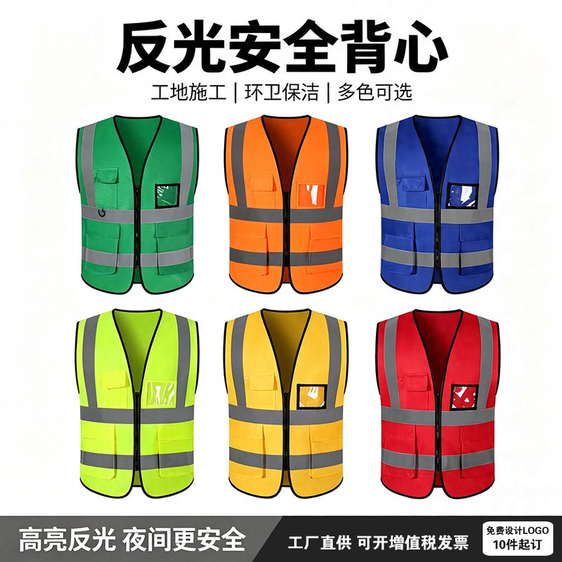 Reflective Safety Vests, Work Clothes, Custom Logo Printing, Volunteer Emergency Rescue, Construction and Public Service Activities Reflective Safety Vests, Work Clothes, Custom Logo Printing, Volunteer Emergency Rescue, Construction and Public Service Activities