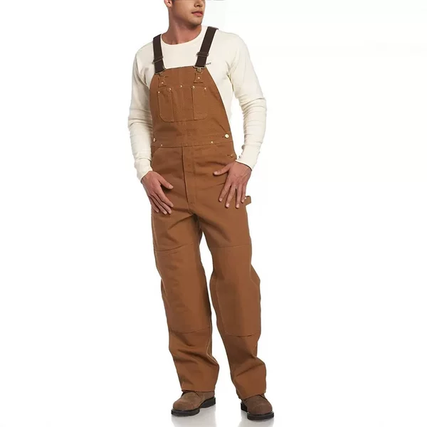 Carhartt Vintage Multi-Pocket Pure Cotton Canvas Straight-Leg Cargo Pants Overalls Loose Casual Pants for Couples