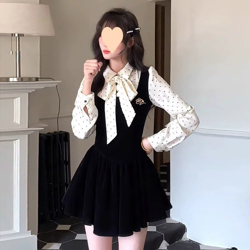 Small dress, set, brace, Chanel style
