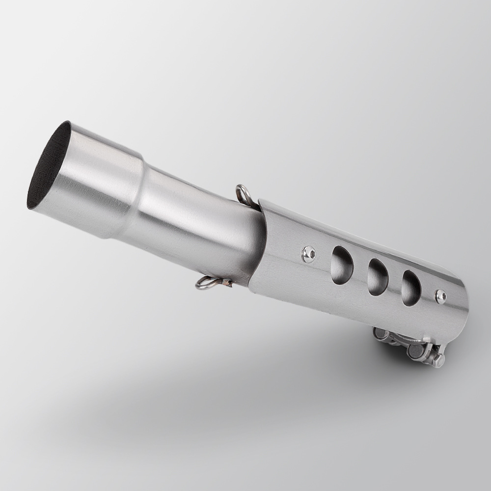Motorcycle Modification Tenere700 Exhaust Pipe Stainless Steel Double Oxygen Port Front and Middle Sections Non-Destructive Installation