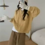 秋冬立体翻领复古开衫
