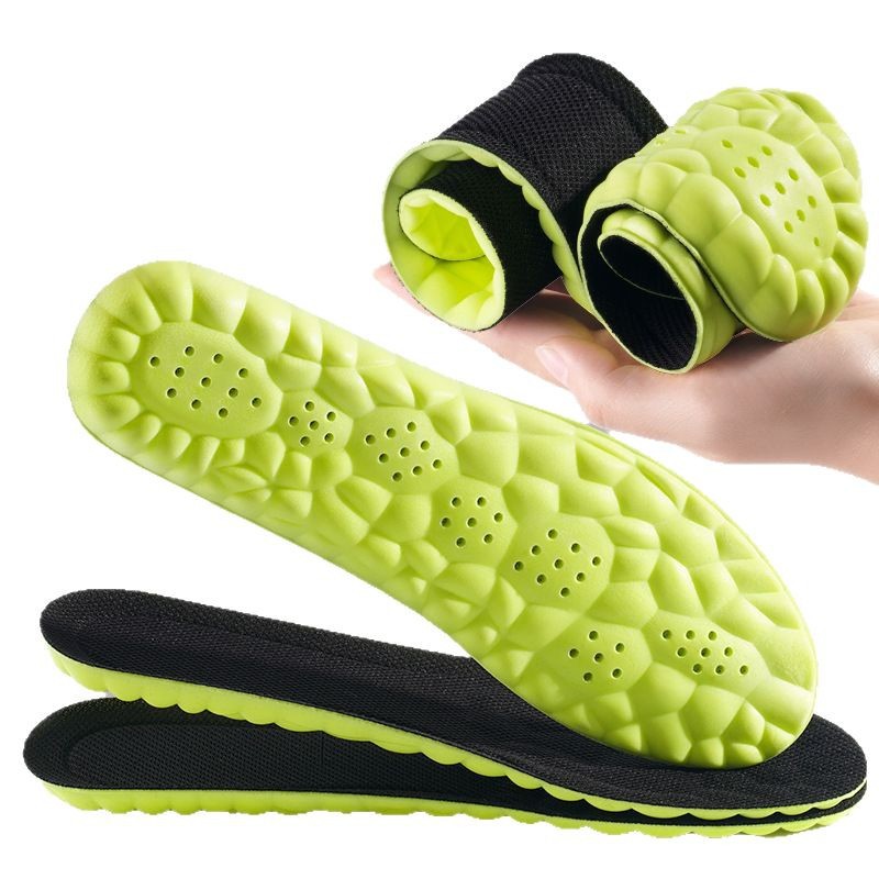 Tecnología en la nube 4D de alta elasticidad, plantilla de aumento, invisible para mujer, no cansado, almohadilla de aumento de pie, lugar, plantilla deportiva al por mayor, sentido de la mierda