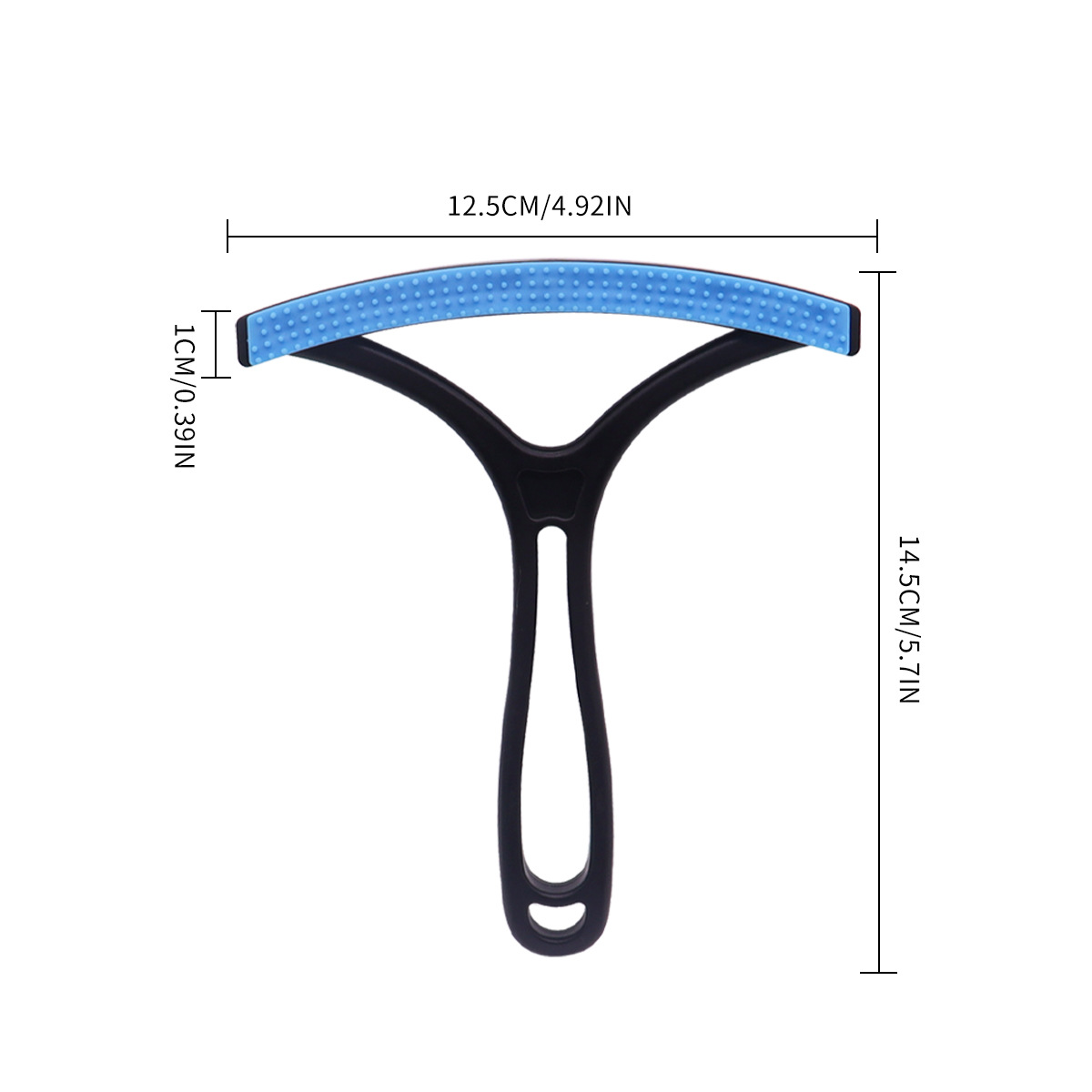 Raspador de pelo para mascotas con agarre cepillo de depilación de doble cara limpiador de pelo de alfombra herramienta de limpieza de pelo de gato