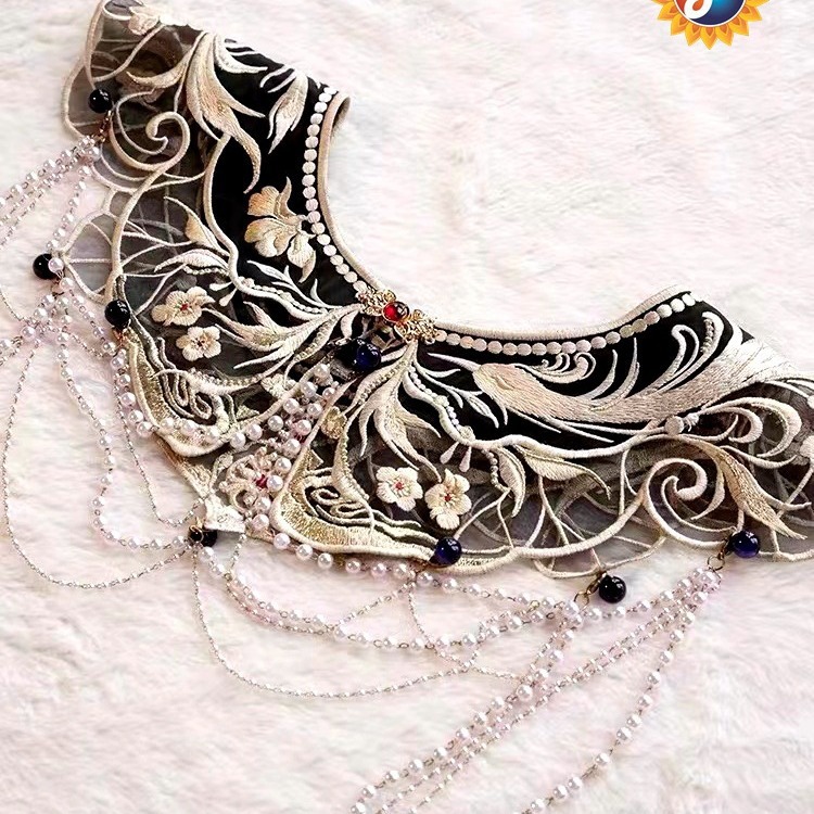 批发云肩汉服女明制斜襟立领长衫齐腰襦裙传统汉服云肩夏 先采后