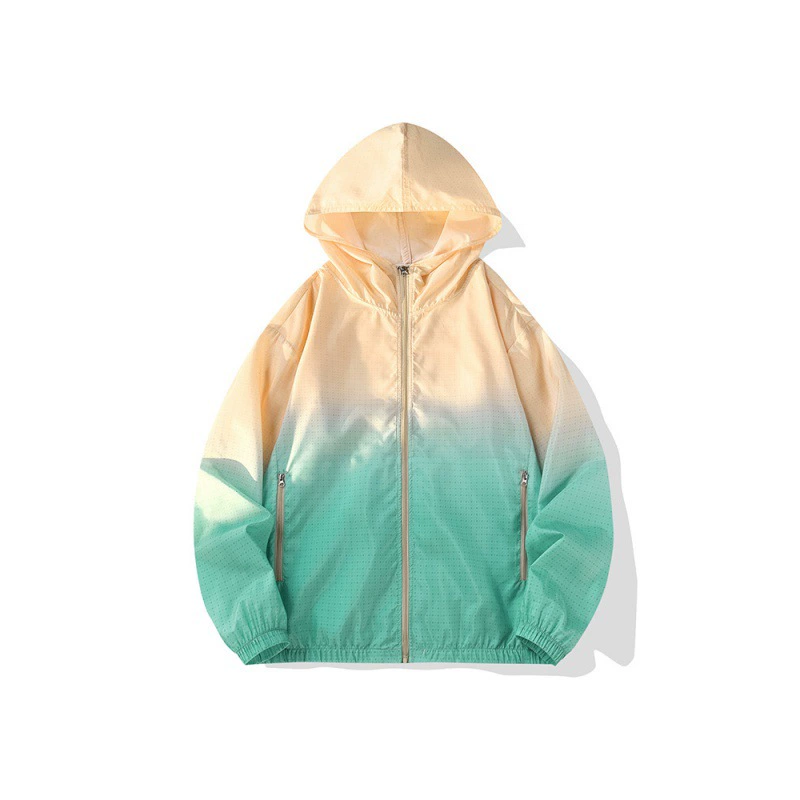 Трансграничная градиентная кожа одежда наружная ультратонкая дышащая солнцезащитная одежда для мужчин и женщин солнцезащитный крем спортивная куртка кожа ветровка
