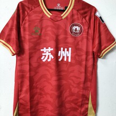 【2025江蘇都市サッカーリーグ】蘇州スーパーソウザンカメサッカーユニフォームトップ半袖3Dプリントジャージ