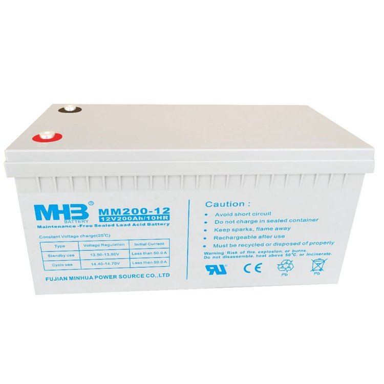 MHB蓄电池MM200-12 12V200AH/10HR铅酸免维护