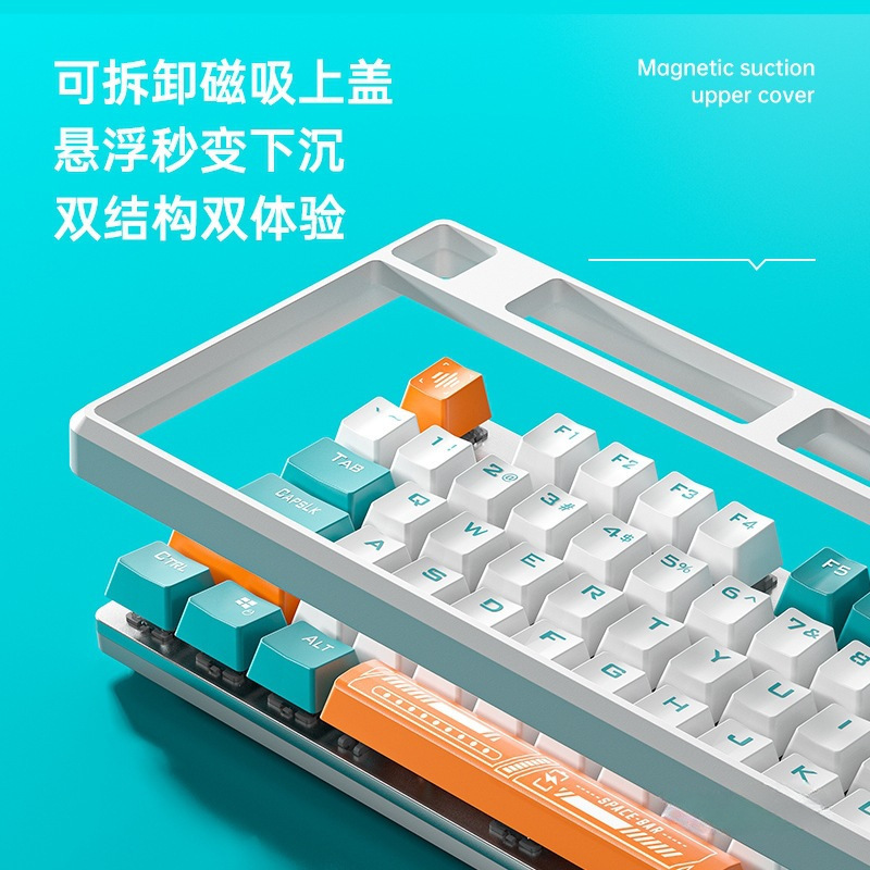 タランチュラの機械のキーボードの側はグラデーションのボタンを刻んでゲームの事務のデスクトップのノートの卸売りを競争します。|undefined