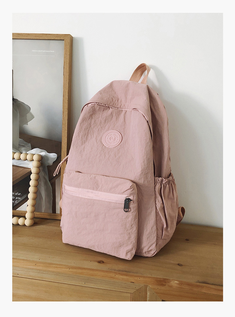 2024 Bergsteiger Reise Neuer koreanischer Stil Schulrucksack Schüler Rucksack Gymnasialschüler Mittelschüler Einfarbiger einfacher Rucksack