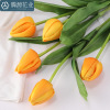 Simulation flower PU Tulip -shaped Home Furnishing Soft Decoration Engineering Nordic Wedding Switch Flower Art Bonsai Pseudo