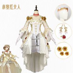 Fifth Personality Cosplay Costume Red Queen Blood Banquet and Crimson Banquet Western Costume Cosplay Costume Women's Cosplay Dress