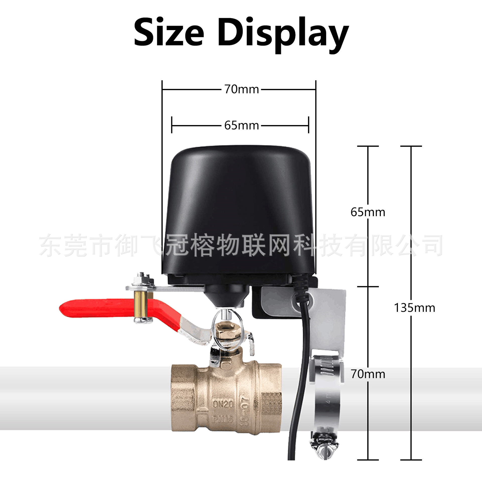 Graffiti casa inteligente inalámbrico manipulador de la válvula eléctrica interruptor WiFi Bluetooth válvula de bola válvula de agua de la válvula de modo Dual