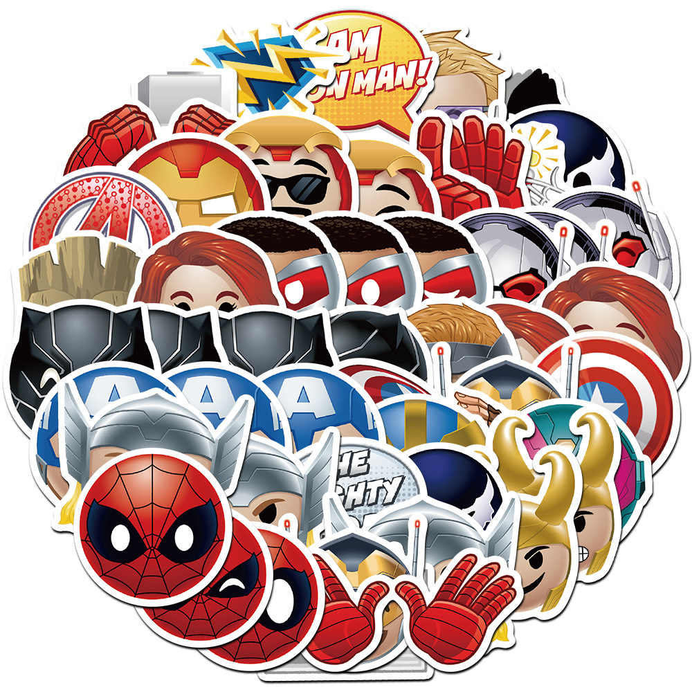 Una variedad de dibujos animados genuino película carácter pegatinas DIY equipaje refrigerador teléfono móvil pad guitarra computadora agua taza pegatinas