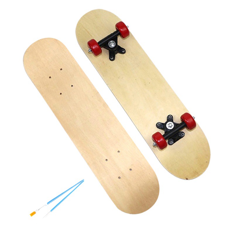 Warming Field Group Building Handmade Material Bag Activity Children's diy Hand-painted Skateboard Creative Double Skateboard Scooter