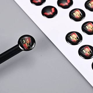 水晶滴塑标牌贴定制滴胶贴纸不干胶塑胶标签logo车标卡通滴塑可爱