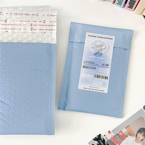 New product co-extruded film bubble bag cute pink express packing gift storage waterproof shockproof envelope bubble bag