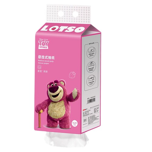 Strawberry Bear hanging paper towel large pack toilet paper under the paper large hanging paper wall hanging paper towel large pack