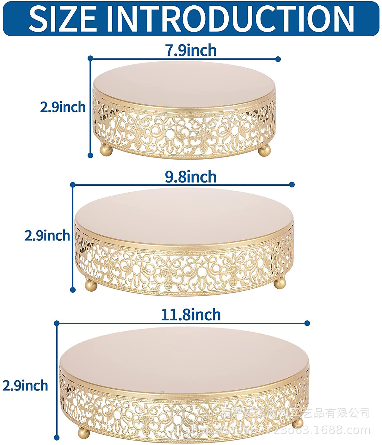 Estilo europeo creativo dorado hueco soporte de pastel de boda accesorios de mesa de postres decoraciones tienda de postres dim sum combinación de soporte de pastel