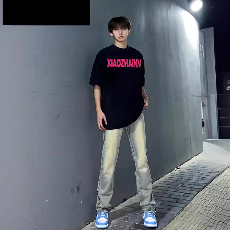 BOMESY/Bo Mo Shi brand American street body men's cotton short sleeve summer factory direct half sleeve T-shirt BOMESY/Bo Mo Shi brand American street body men's cotton short sleeve summer factory direct half sleeve T-shirt