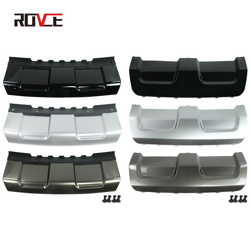 Aplicable a 2014-2017 Range Rover deportes delantero remolque cubierta trasera parachoques cubierta inferior guardia placa TRIM