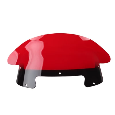 Motorcycle front windshield Challenger Pursuit Series - red