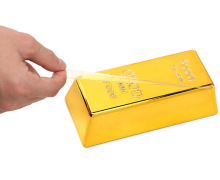 仿真金砖金条摆件 喜庆创意摆件拍摄道具家居开业庆典喜庆装饰品