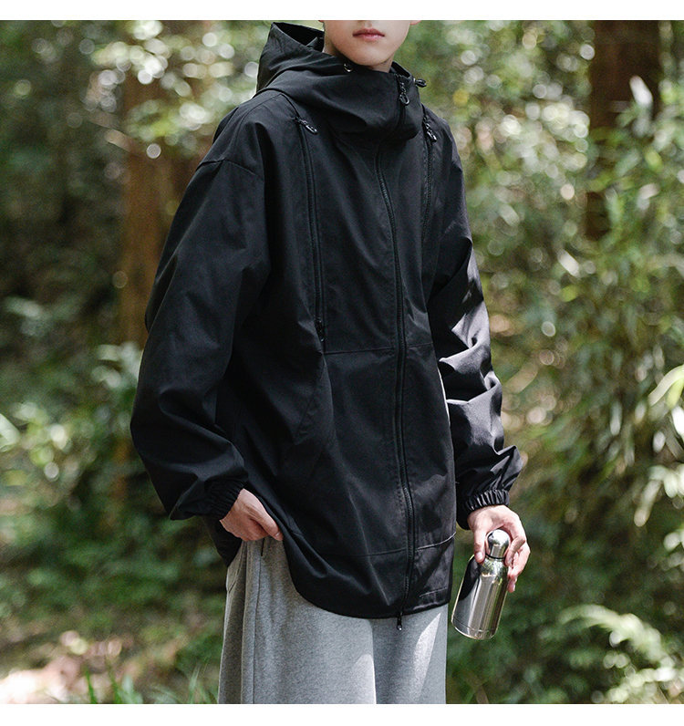 Autumn New Outdoor Mountaineering Clothing Waterproof Stormtrooper and Women's Same Style Multi Zipper workwear Jacket_voghion.com