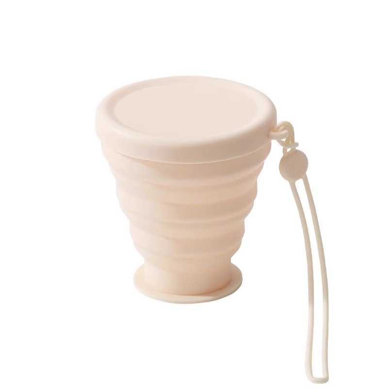 Taza de agua plegable portátil viaje compreso silicona taza de agua acampamiento al aire libre plegable cepillo de dientes taza de lavado