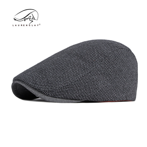 Contrast color cotton casual versatile peaked cap beret unisex spring and summer British fashion forward hat Korean version
