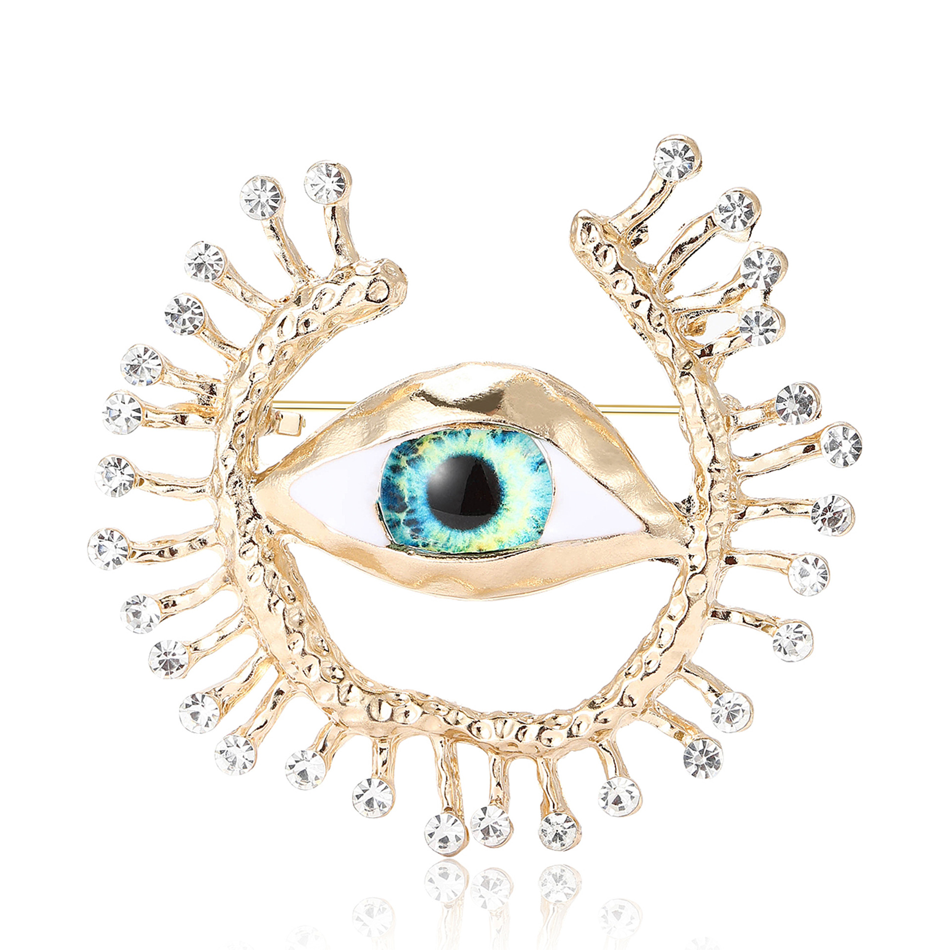Spilla squisita occhio di demone per donna accessorio versatile_voghion.com