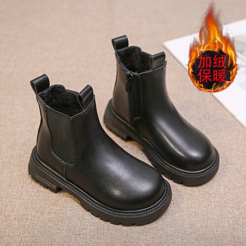 Women's Boots Ankle Boots Autumn New British Style Children's Short Boots Stylish Little Girl Baby Boots Single Boot