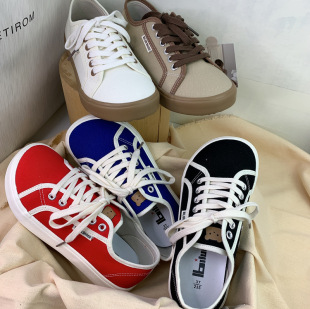 Korean Style Big Toe Mango Toe Wide Toe Canvas Shoes for Women Thick-Soled Casual Versatile Small Shoes Showing Feet 2025 Spring and Summer New Style