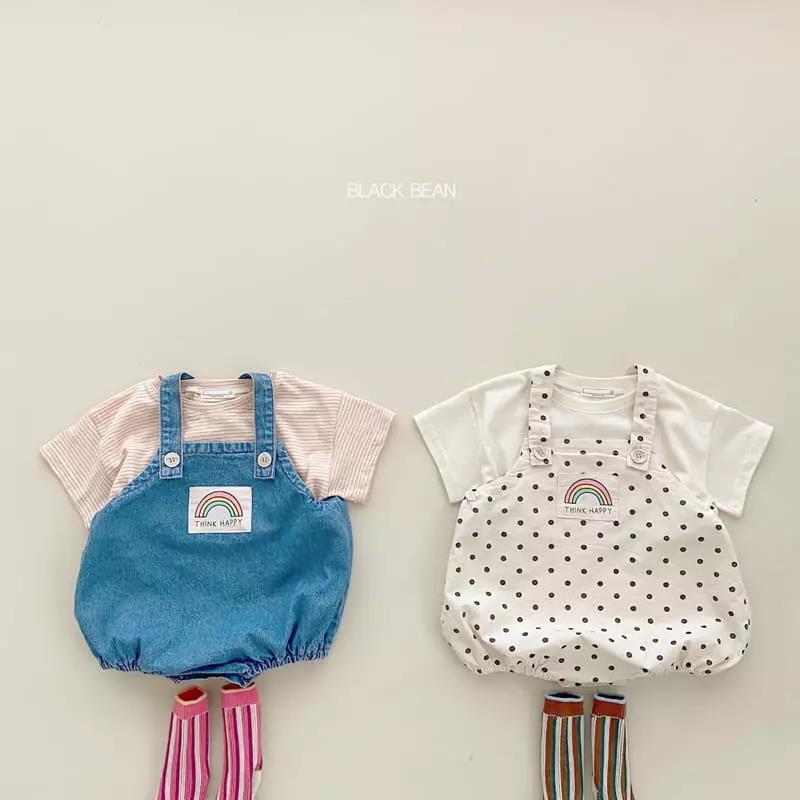 Mameluco de Mezclilla con Tirantes para Bebé de Algodón Sin Mangas para Verano