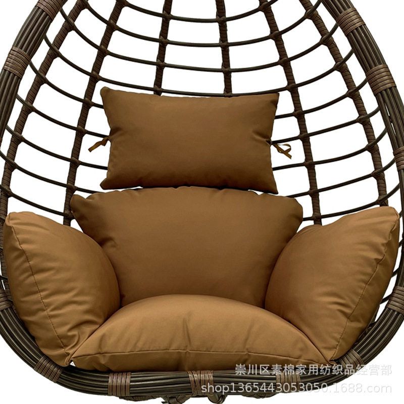 Al Aire Libre impermeable protector solar extraíble cesta estera columpio Nido de Pájaro silla cojín impermeable cesta