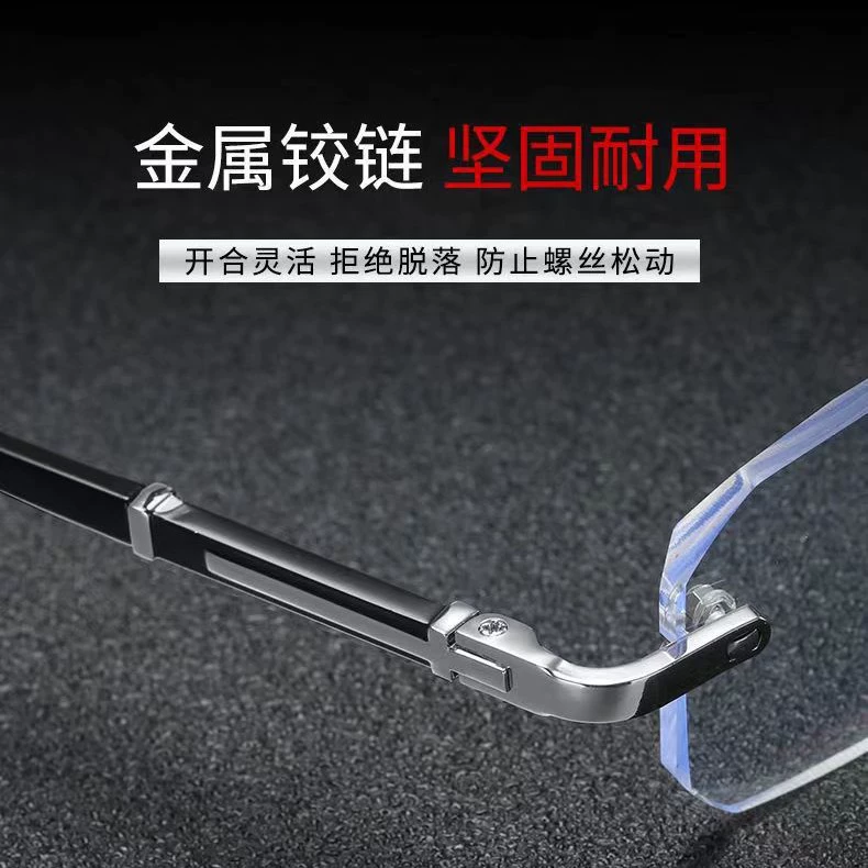 Retro diamond reading for elderly, glasses, for middle age