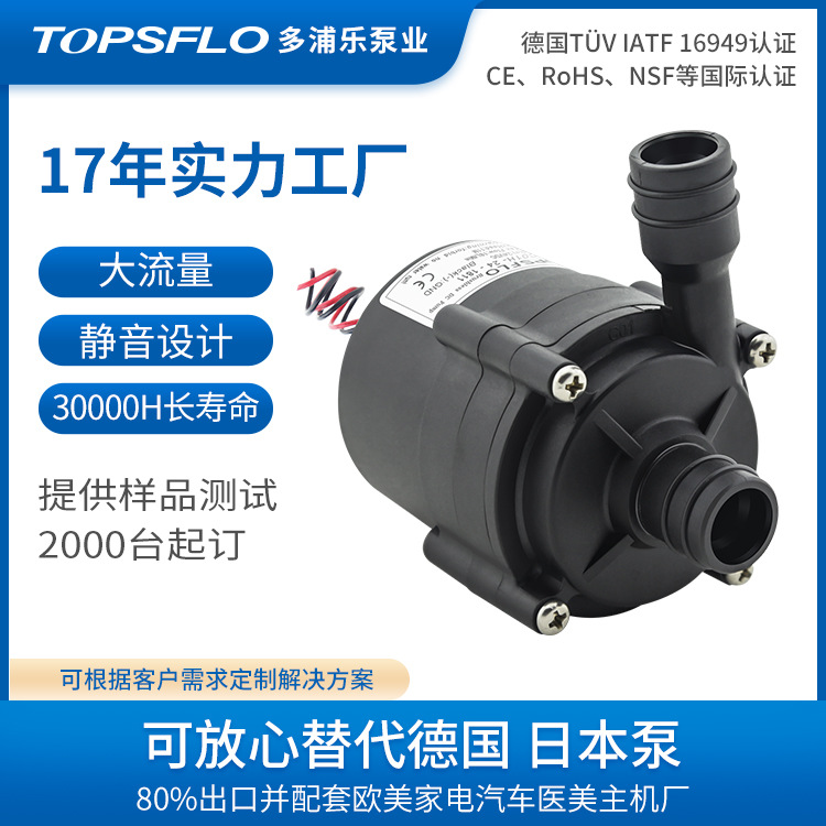 激光美容循环水泵12v24v家用雾化器泵TOPSFLO直流微型水泵