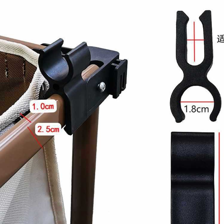 ✅ Accesorios de camping plegables al aire libre Pull Handle Push Conector Mesa Bolsa de almacenamiento Conexión de resorte de clip