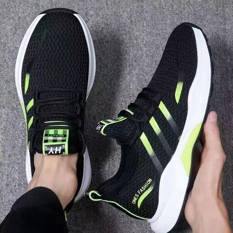 2025 Running Men's Shoes Breathable Spring Casual New Versatile Mesh Men's Trendy Casual Shoes Sports