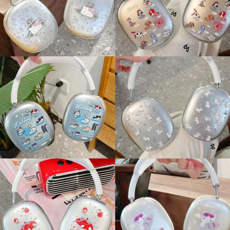 Cartoon Flowers Suitable for Airpodsmax Protective Cover All-Inclusive Soft Shell Neutral Apple Headset Export Cartoon Flowers Suitable for Airpodsmax Protective Cover All-Inclusive Soft Shell Neutral Apple Headset Export