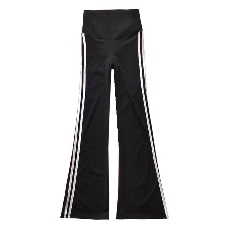 High-Waisted Slightly Flared Shark Pants Leggings Plus Size Fat mm Plus Fat Enlarged Yoga Pants 100kg Can Be Worn Outside to Look Slim for Women